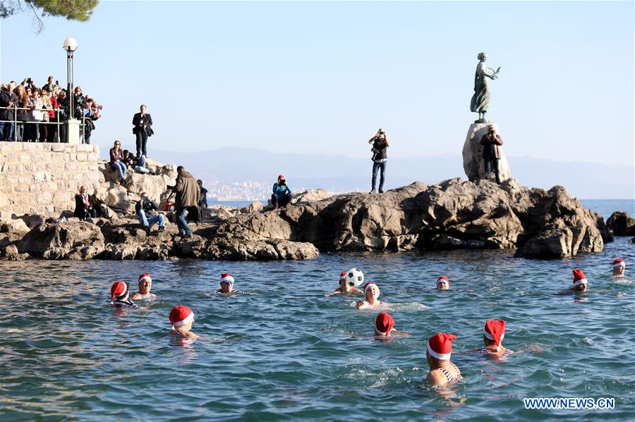 CROATIA-NEW YEAR-SWIMMING