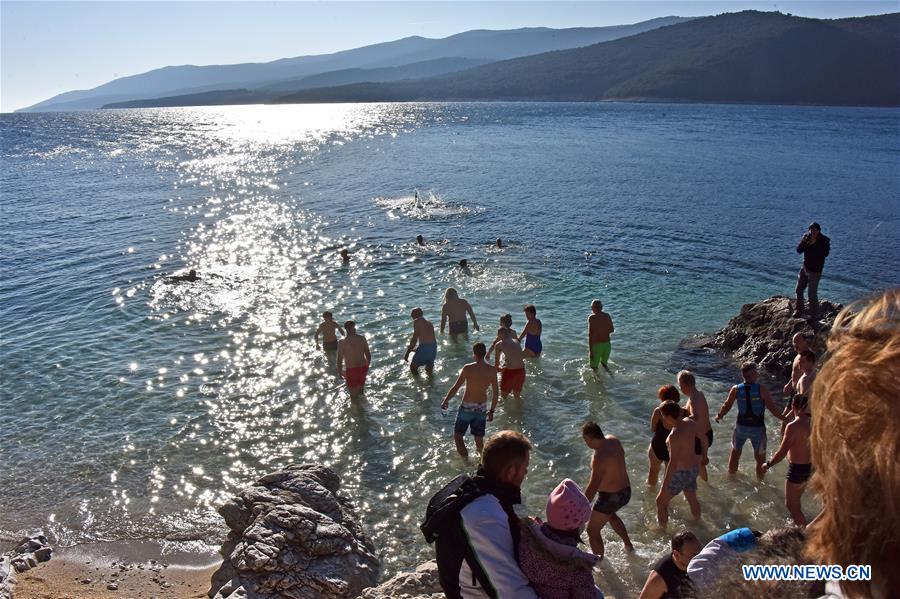 CROATIA-NEW YEAR-SWIMMING