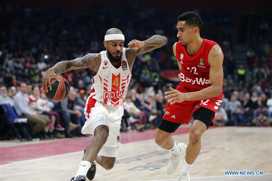 (SP)SERBIA-BELGRADE-BASKETBALL-EUROLEAGUE-CRVENA ZVEZDA VS BAYERN