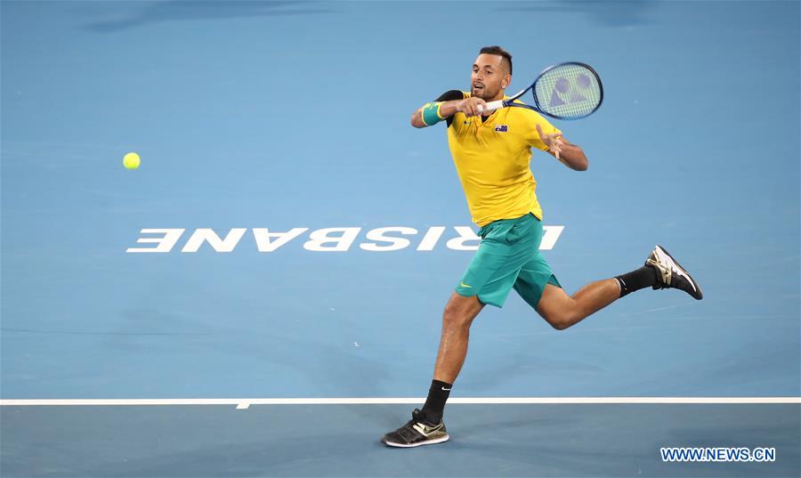 (SP)AUSTRALIA-BRISBANE-TENNIS-ATP CUP-DAY 1