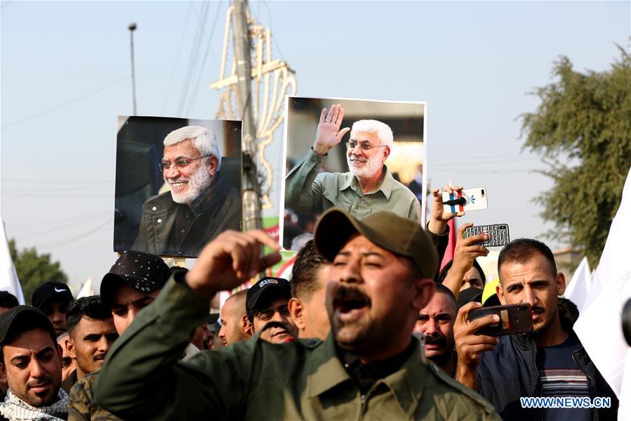 IRAQ-BAGHDAD-COMMANDERS-FUNERAL