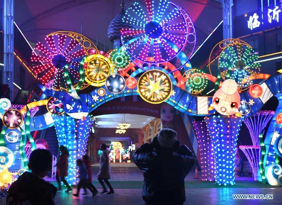 CHINA-SHANDONG-LINYI-LIGHT INSTALLATION-FESTIVAL (CN)