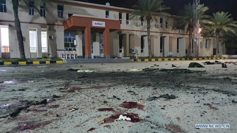 LIBYA-TRIPOLI-AIRSTRIKE-MILITARY ACADEMY