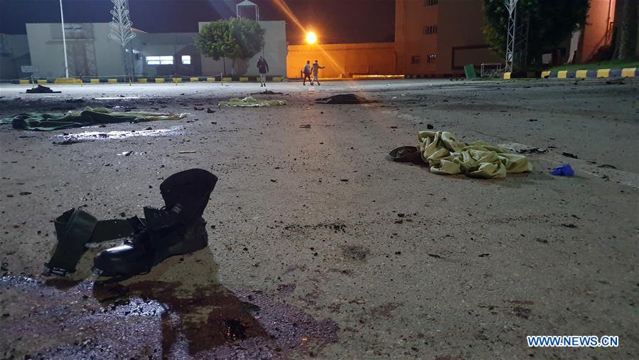 LIBYA-TRIPOLI-AIRSTRIKE-MILITARY ACADEMY