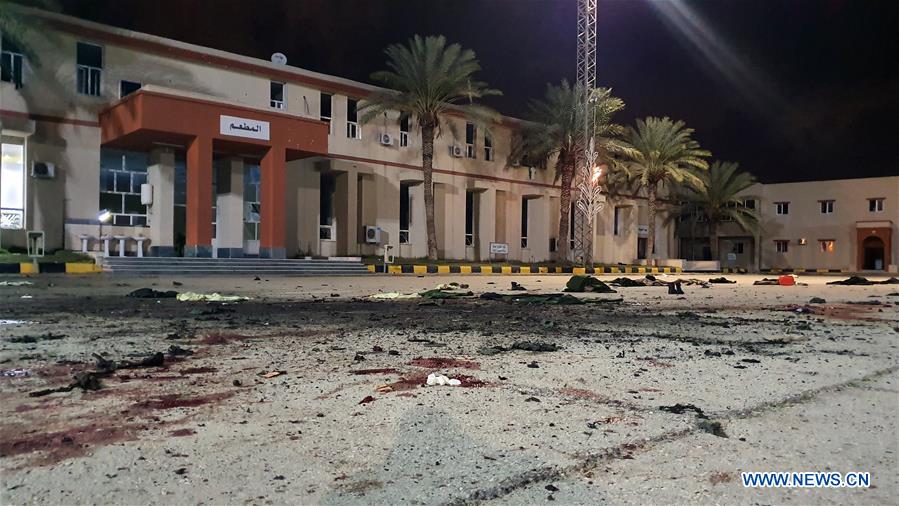 LIBYA-TRIPOLI-AIRSTRIKE-MILITARY ACADEMY