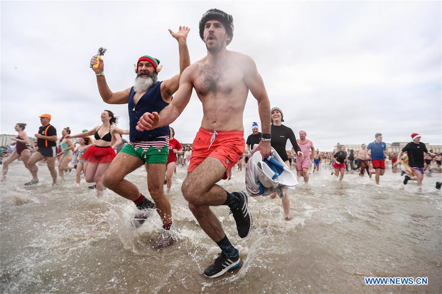 BELGIUM-OSTEND-NEW YEAR'S DIVE