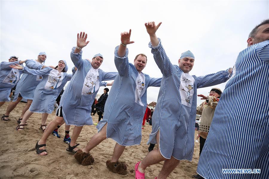 BELGIUM-OSTEND-NEW YEAR'S DIVE