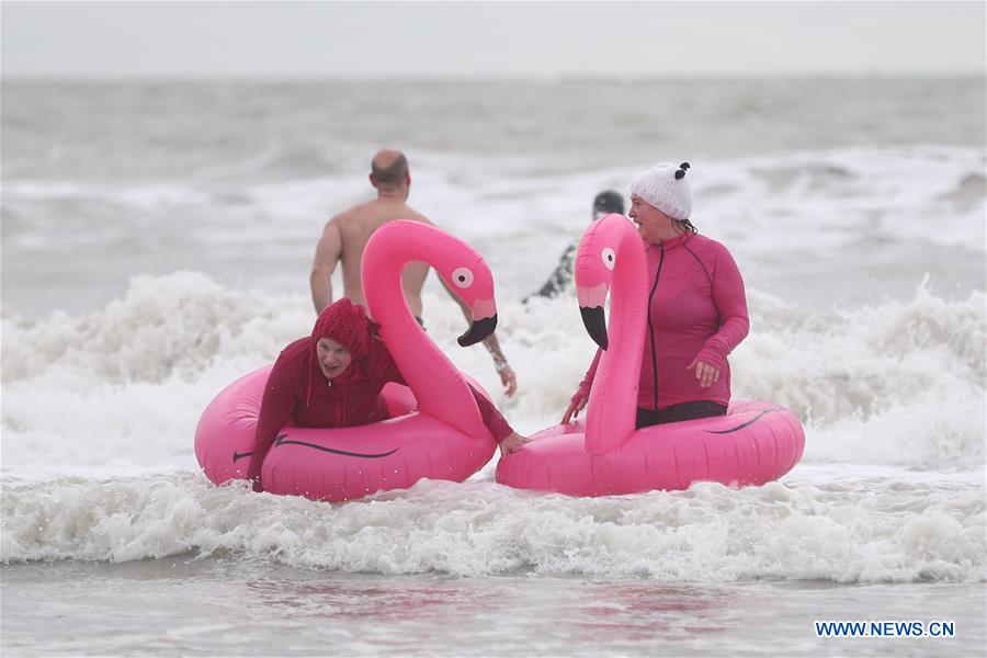BELGIUM-OSTEND-NEW YEAR'S DIVE