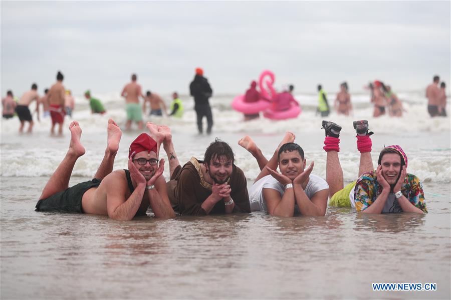 BELGIUM-OSTEND-NEW YEAR'S DIVE