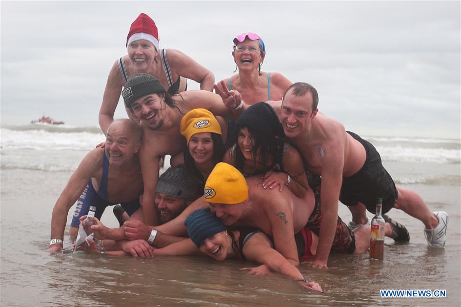 BELGIUM-OSTEND-NEW YEAR'S DIVE