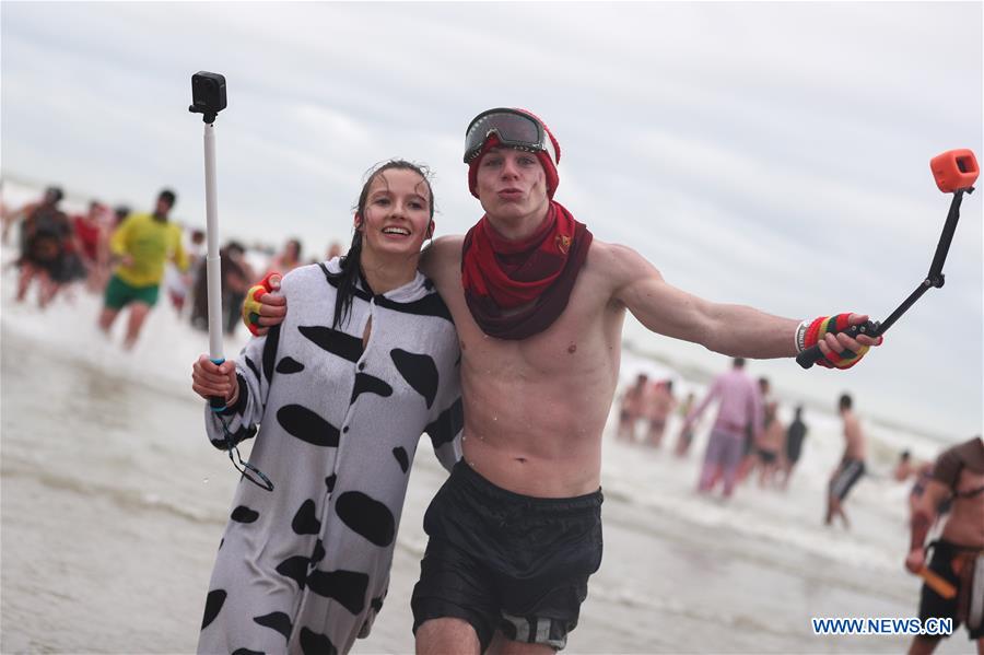 BELGIUM-OSTEND-NEW YEAR'S DIVE