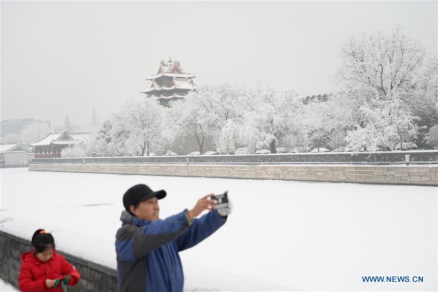 CHINA-BEIJING-SNOW SCENERY (CN)