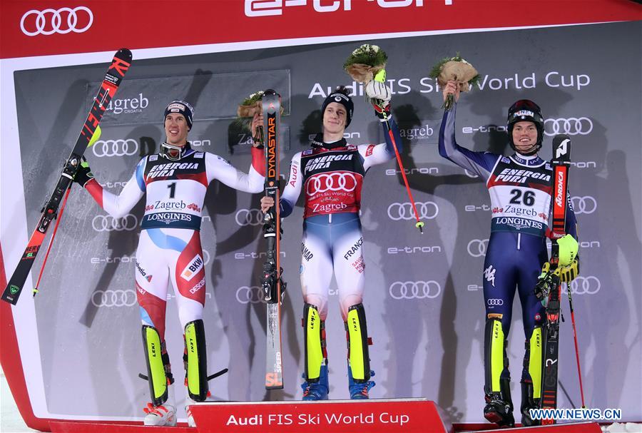 (SP)CROATIA-ZAGREB-FIS SKI WORLD CUP-MEN'S SLALOM