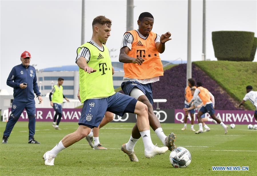 (SP)QATAR-DOHA-FOOTBALL-FC BAYERN MUNICH-TRAINING