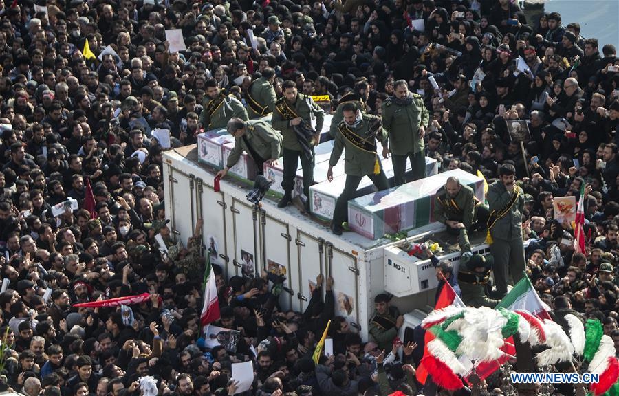 IRAN-TEHRAN-QASEM SOLEIMANI-FUNERAL CEREMONY