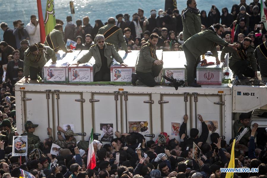 IRAN-TEHRAN-QASEM SOLEIMANI-FUNERAL CEREMONY