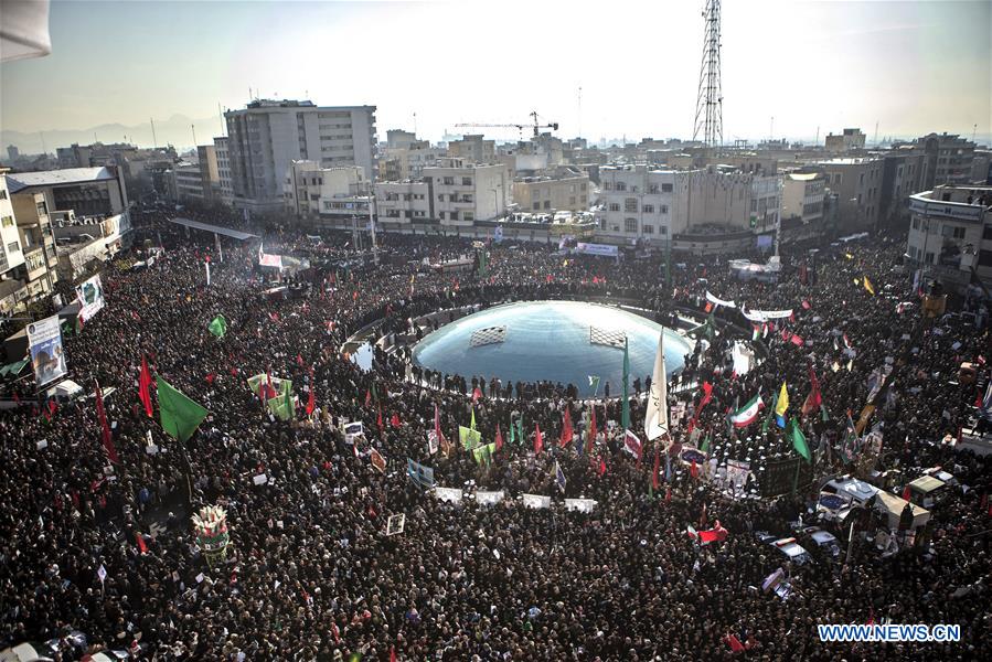 IRAN-TEHRAN-QASEM SOLEIMANI-FUNERAL CEREMONY