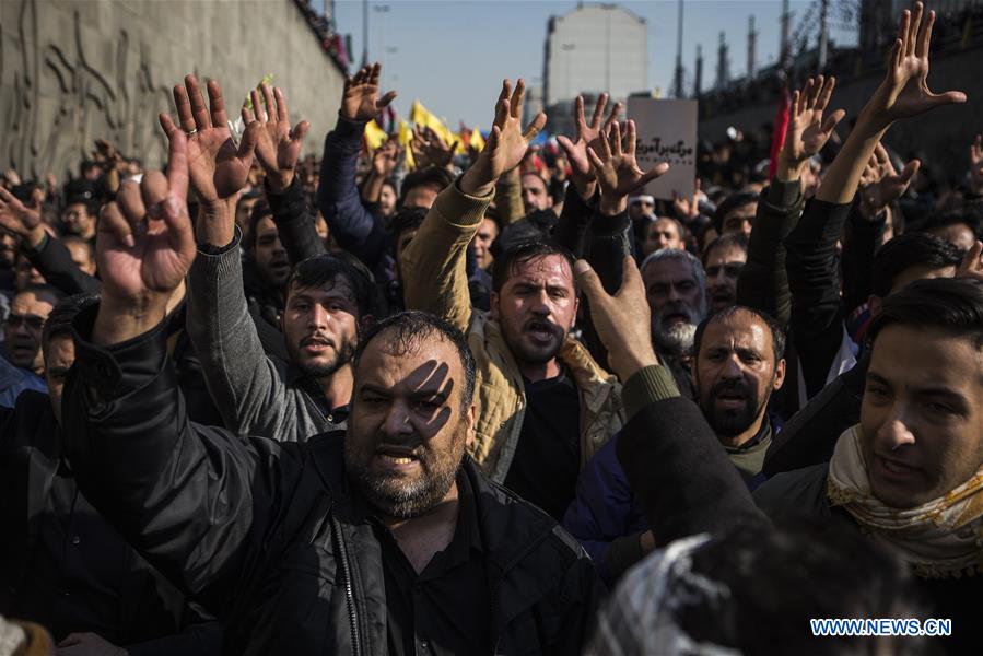 IRAN-TEHRAN-QASEM SOLEIMANI-FUNERAL CEREMONY