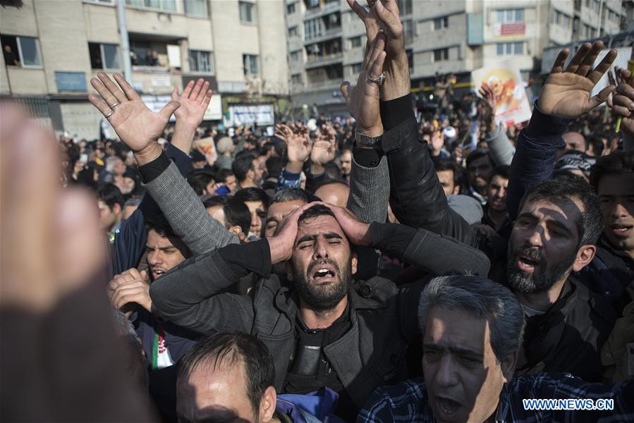 IRAN-TEHRAN-QASEM SOLEIMANI-FUNERAL CEREMONY