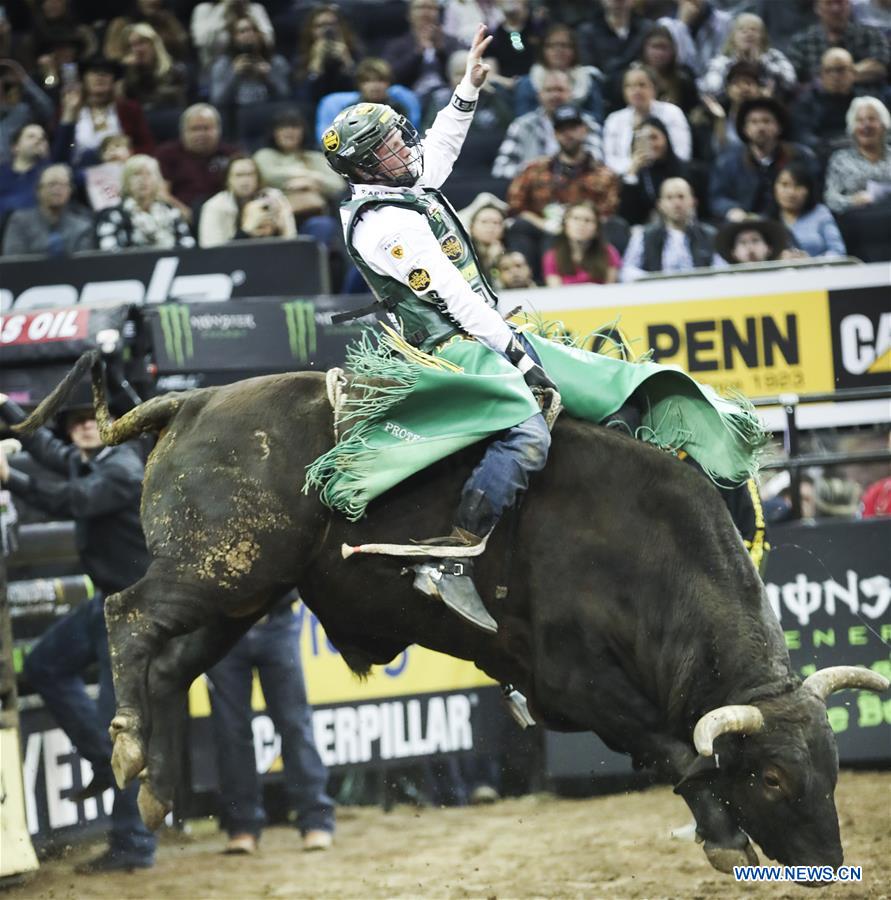 (SP)U.S.-NEW YORK-BULL RIDING
