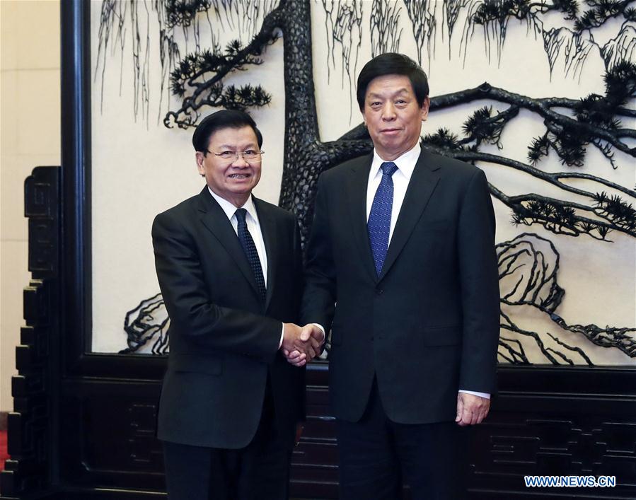 CHINA-BEIJING-LI ZHANSHU-LAO PM-MEETING (CN)