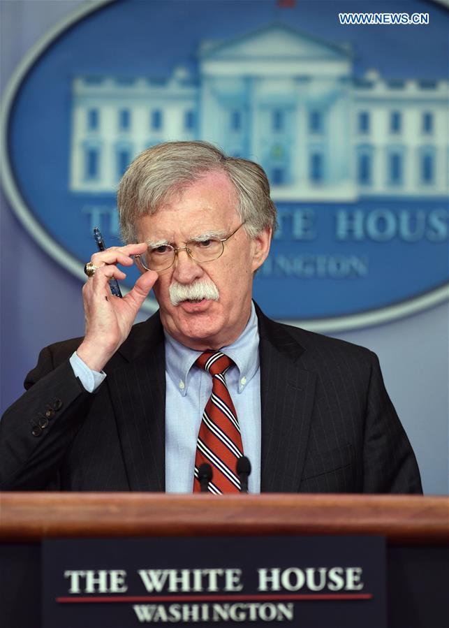 U.S.-JOHN BOLTON-TRUMP IMPEACHMENT