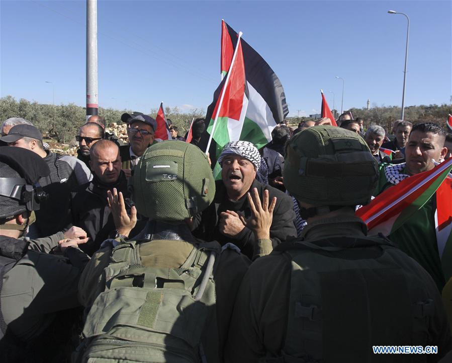 MIDEAST-QALQILYA-PROTEST