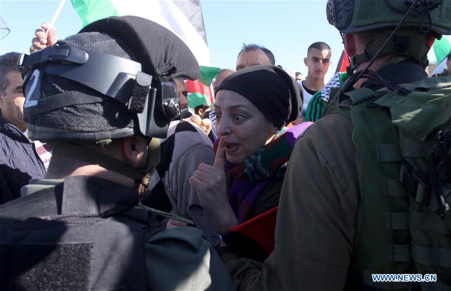 MIDEAST-QALQILYA-PROTEST