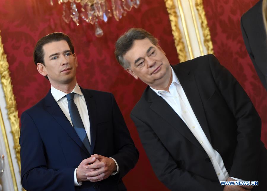 AUSTRIA-VIENNA-NEW COALITION GOV'T-SWEARING-IN CEREMONY