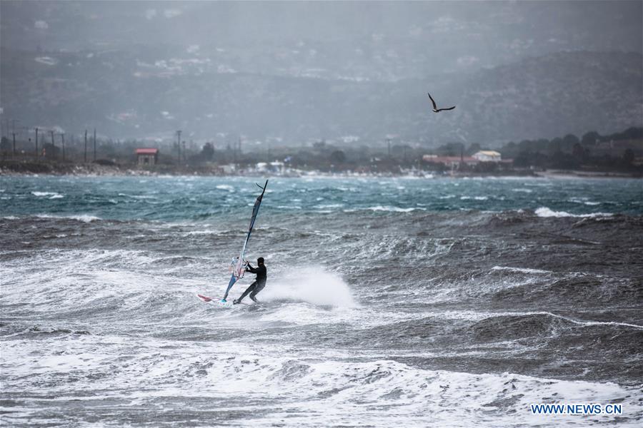 GREECE-ATHENS-WEATHER-COLD FRONT