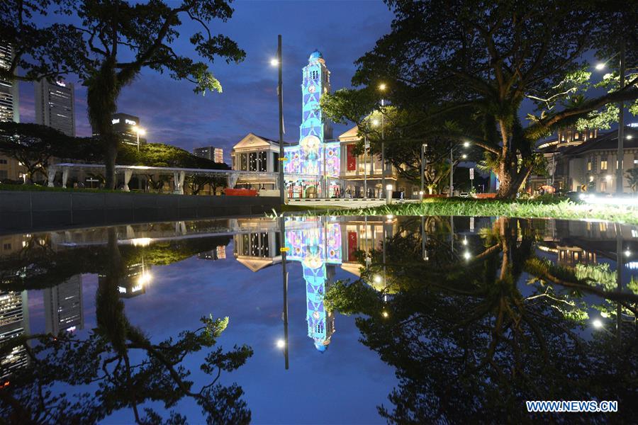 SINGAPORE-LIGHT PROJECTIONS AND ART INSTALLATIONS-MEDIA PREVIEW