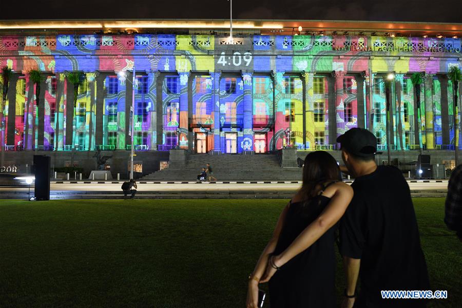 SINGAPORE-LIGHT PROJECTIONS AND ART INSTALLATIONS-MEDIA PREVIEW