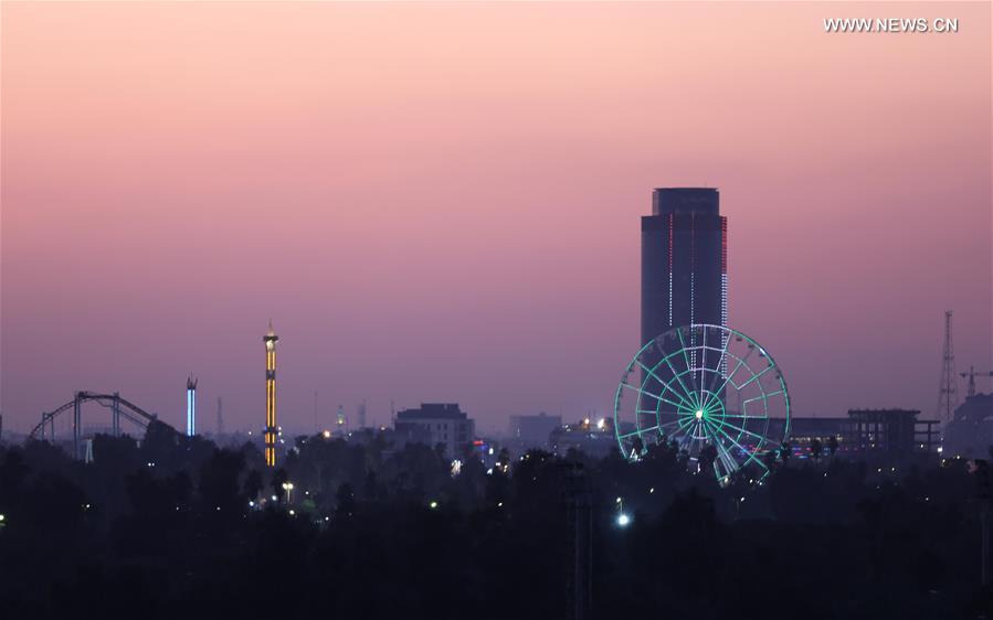 IRAQ-BAGHDAD-SUNSET