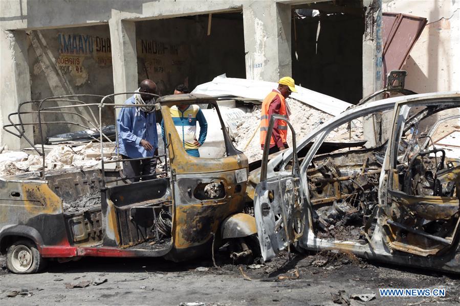 SOMALIA-MOGADISHU-CAR BOMB ATTACK-RESCUE