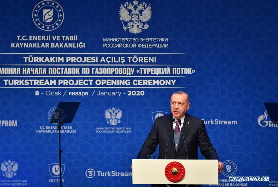 TURKEY-ISTANBUL-RUSSIA-TURKSTREAM-INAUGURATION CEREMONY