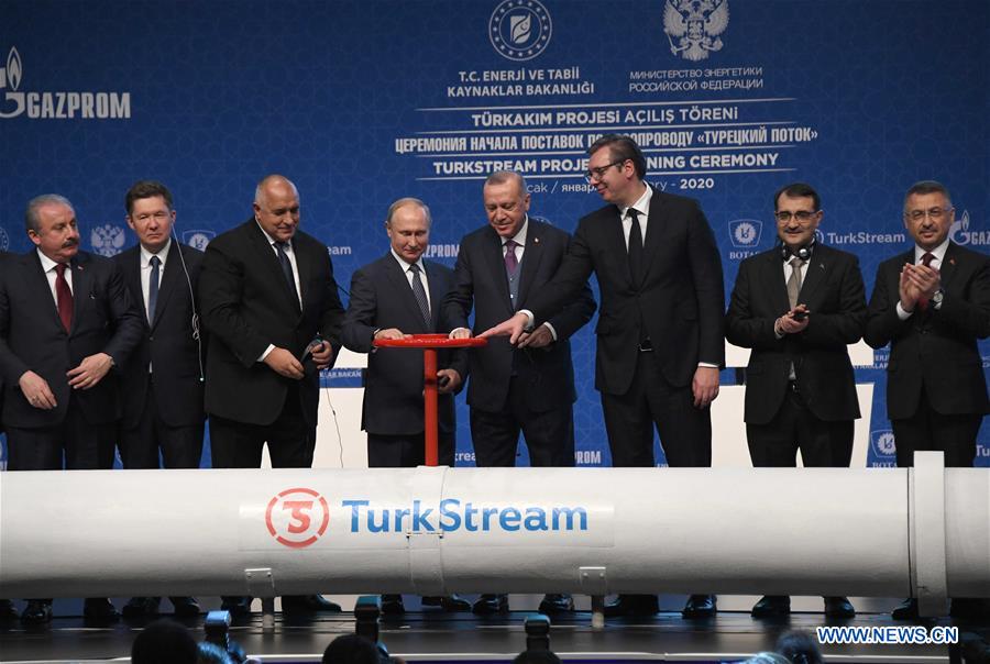 TURKEY-ISTANBUL-RUSSIA-TURKSTREAM-INAUGURATION CEREMONY