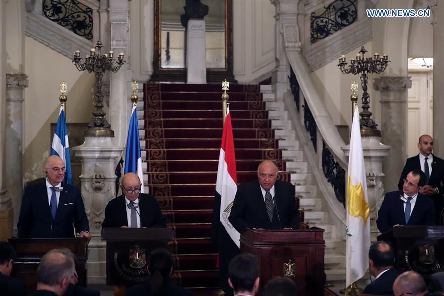 EGYPT-CAIRO-FOUR COUNTRIES' FMS-PRESS CONFERENCE