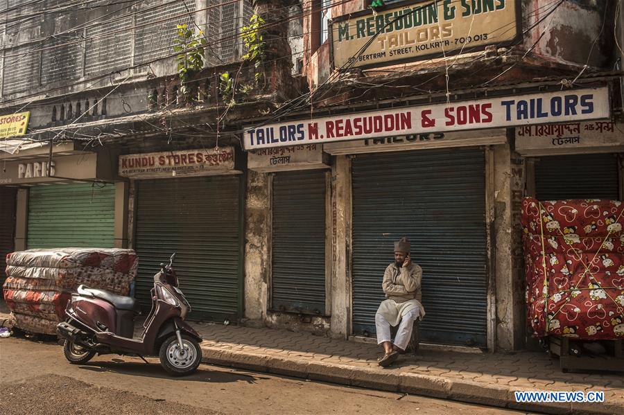 INDIA-KOLKATA-STRIKE