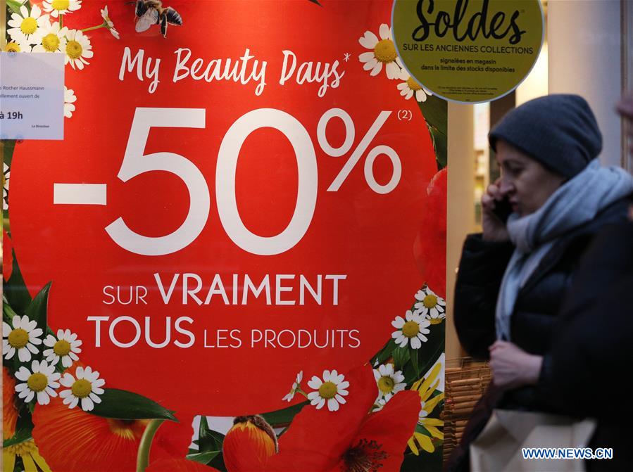Winter sales in France kick off Xinhua English.news.cn