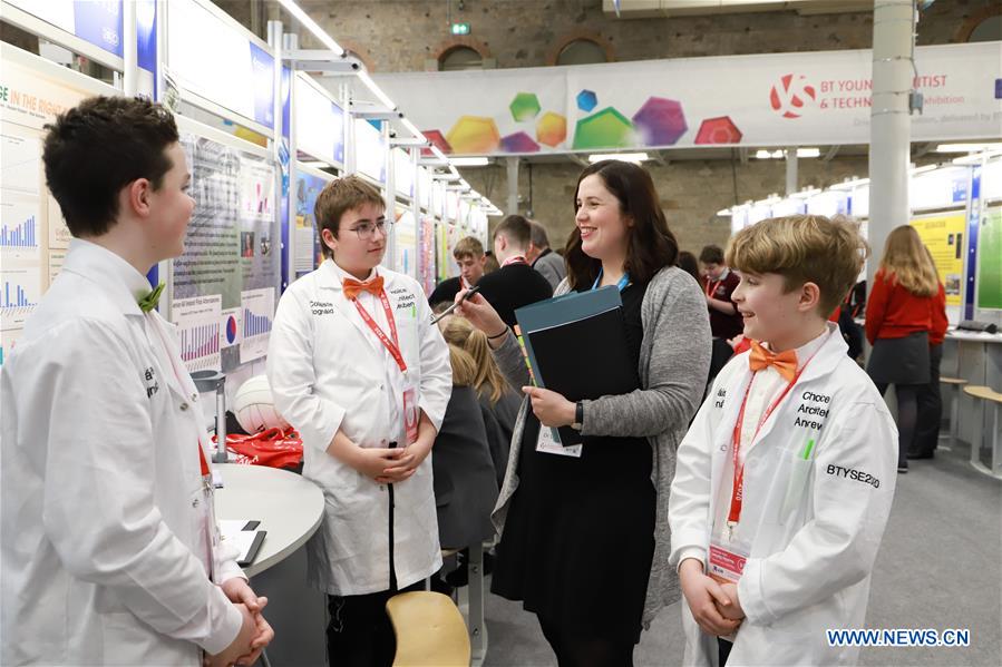 IRELAND-DUBLIN-YOUNG SCIENTIST-TECHNOLOGY-EXHIBITION 