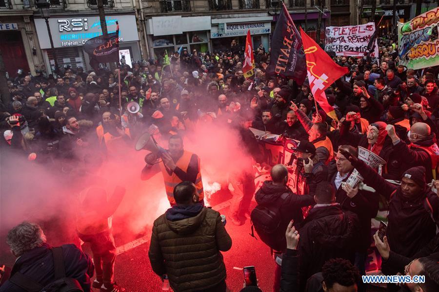 FRANCE-PARIS-TRANSPORT STRIKE-PENSION REFORM