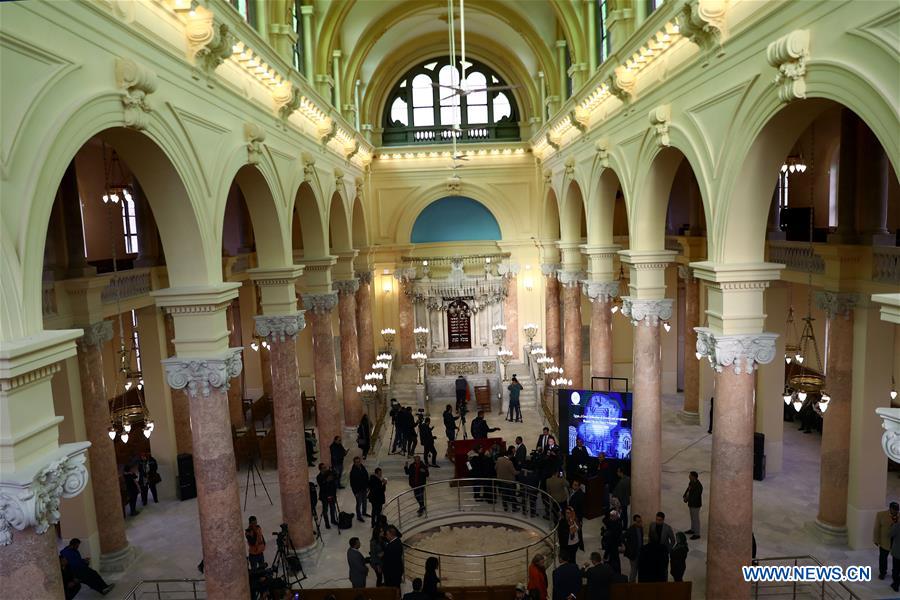 EGYPT-ALEXANDRIA-ELIYAHU HANAVI SYNAGOGUE-REOPENING