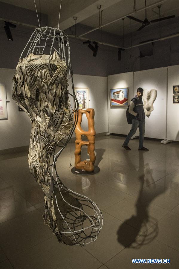 Annual exhibition of Academy of Fine Arts held in Kolkata, India