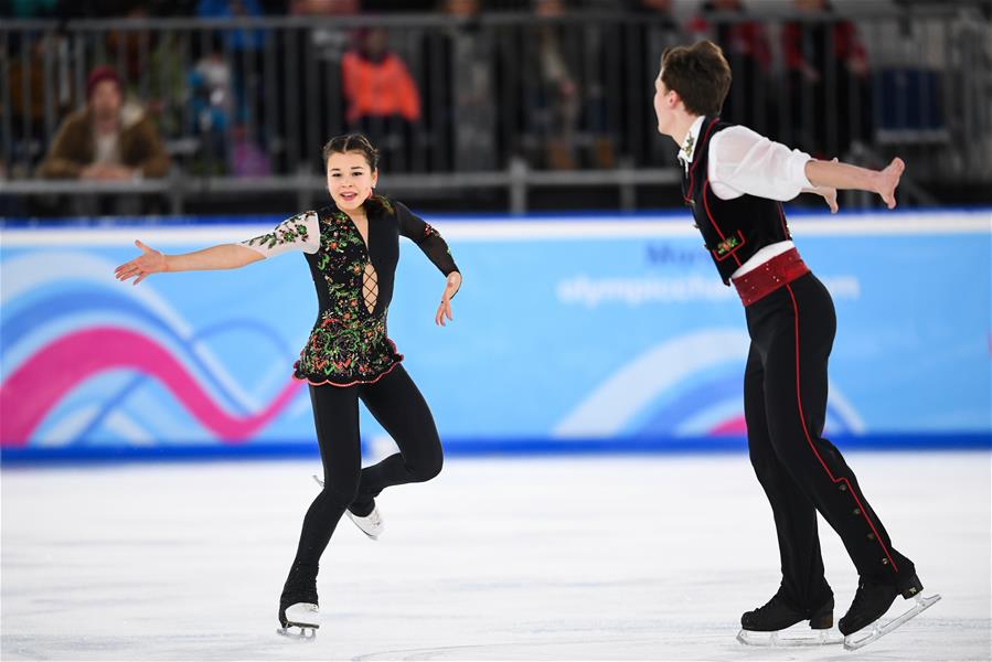 (SP)SWITZERLAND-LAUSANNE-WINTER YOG-FIGURE SKATING-PAIR SKATING SHORT PROGRAM