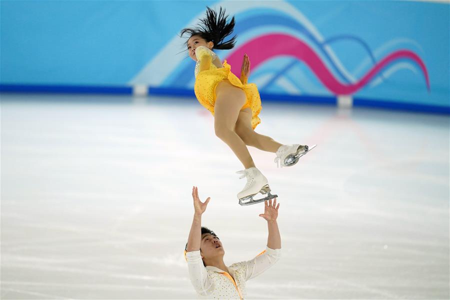 (SP)SWITZERLAND-LAUSANNE-WINTER YOG-FIGURE SKATING-PAIR SKATING SHORT PROGRAM