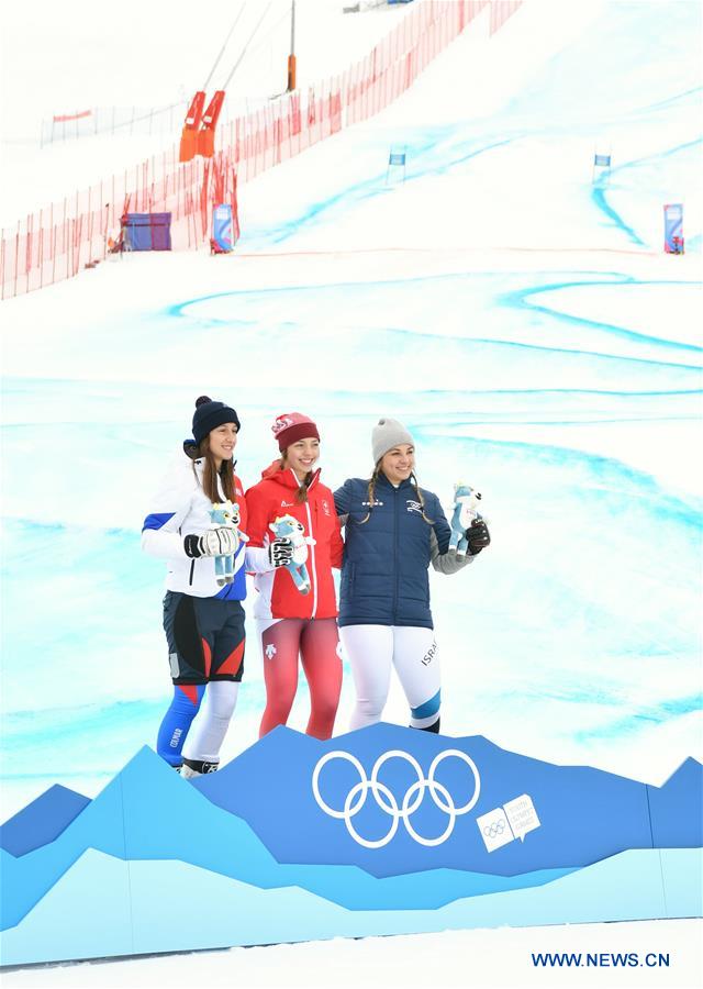 (SP)SWITZERLAND-LES DIABLERETS-WINTER YOG-ALPINE SKIING-WOMEN'S SUPER-G