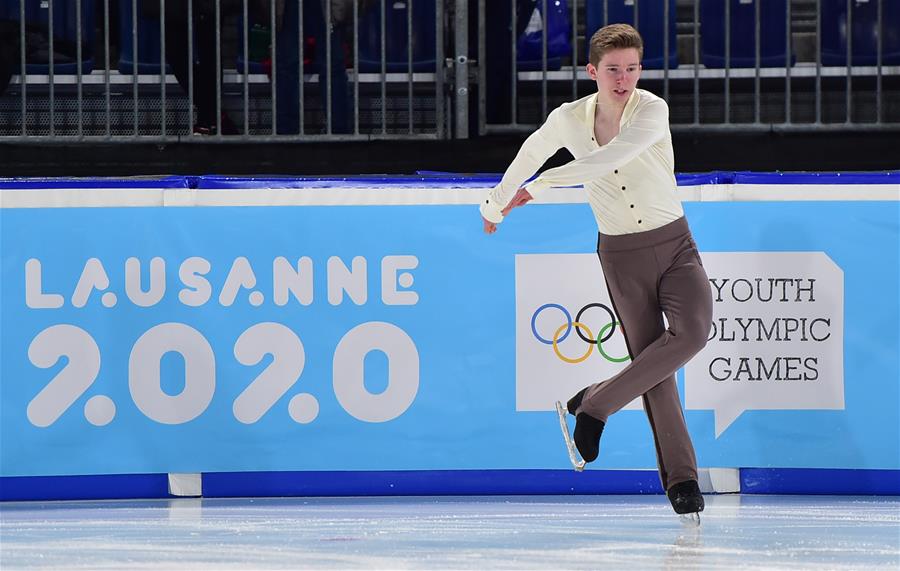 (SP)SWITZERLAND-LAUSANNE-WINTER YOG-FIGURE SKATING-MEN SINGLE SHORT PROGRAM
