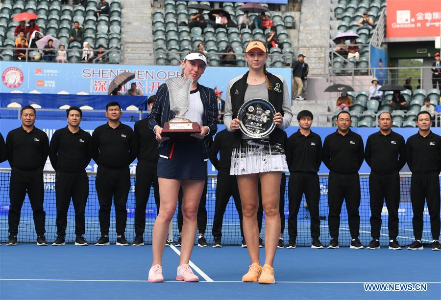 (SP)CHINA-SHENZHEN-WTA-TENNIS-SHENZHEN OPEN (CN)