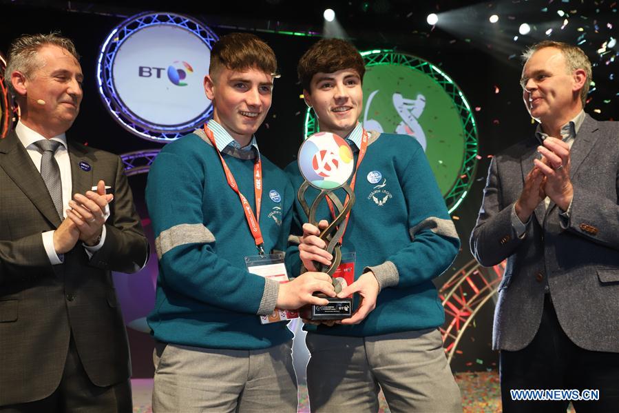 IRELAND-DUBLIN-YOUNG SCIENTIST-TECHNOLOGY EXHIBITION