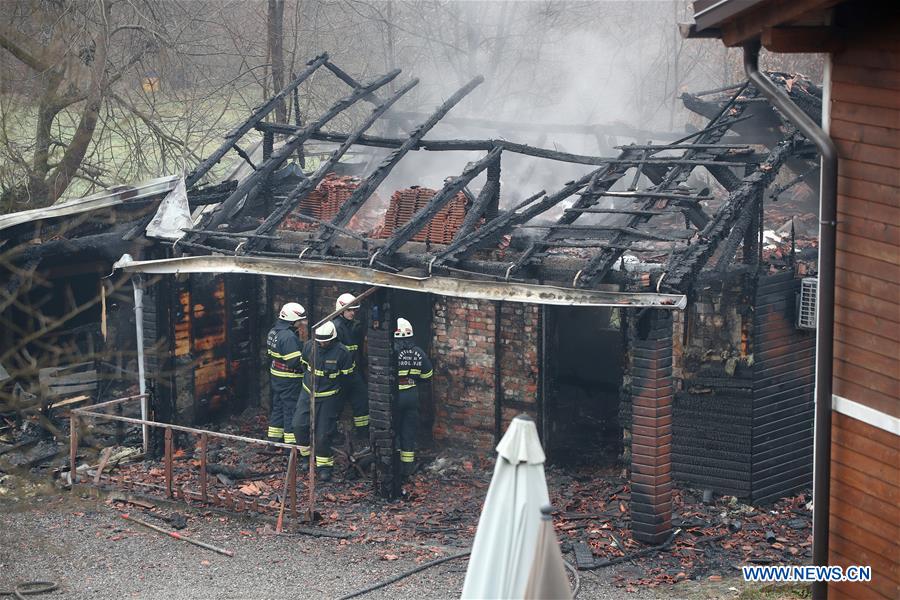 CROATIA-ANDRASEVAC-RETIREMENT HOME-FIRE